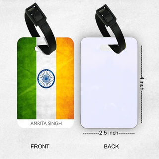 Personalized Printed Acrylic Luggage Tags- Personalize with Any Design, Name, or Quote.