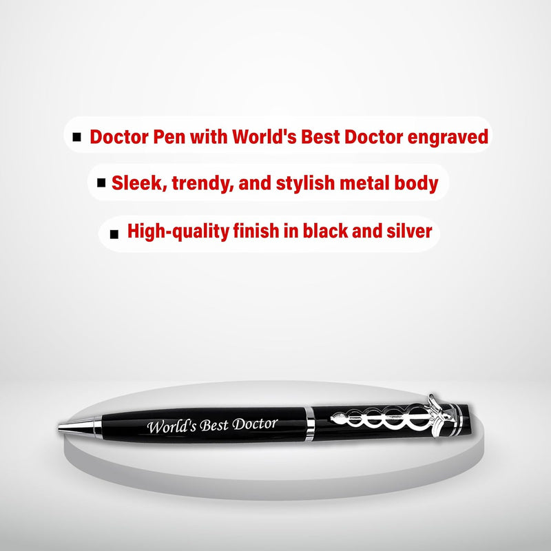 Doctor's Gift Set: Medical Symbol Pen with Pen Stand Set.