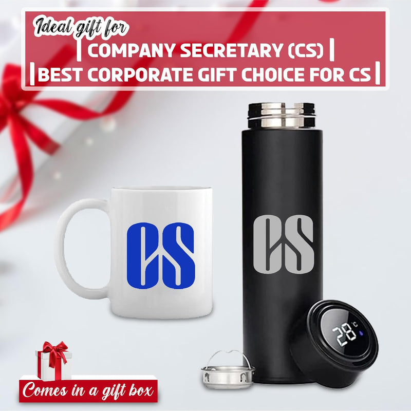 CS Drinkware Set – Engraved Bottle & Coffee Mug