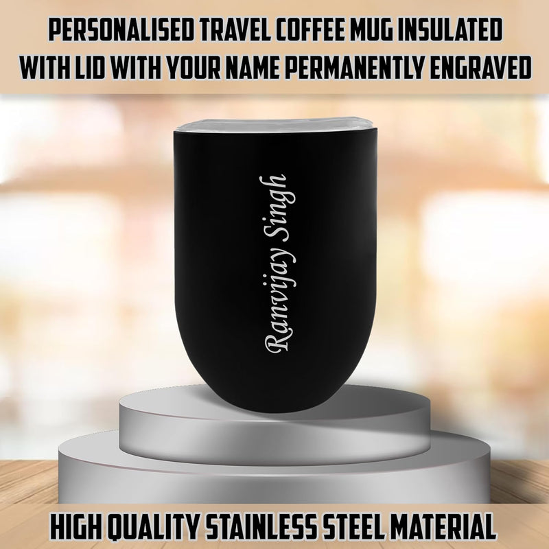 Steel Vacuum Insulated Coffee/Travel Mug