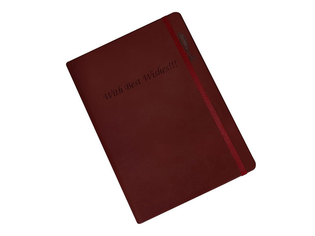 Custom Leather Diary with Name & Logo.