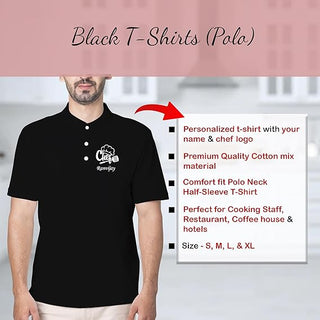 Custom Chef Combo - Name T-Shirt & Engraved Steel Bottle.