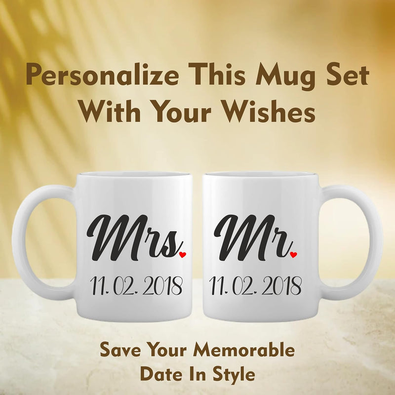 Mr. & Mrs. Ceramic Mug Set