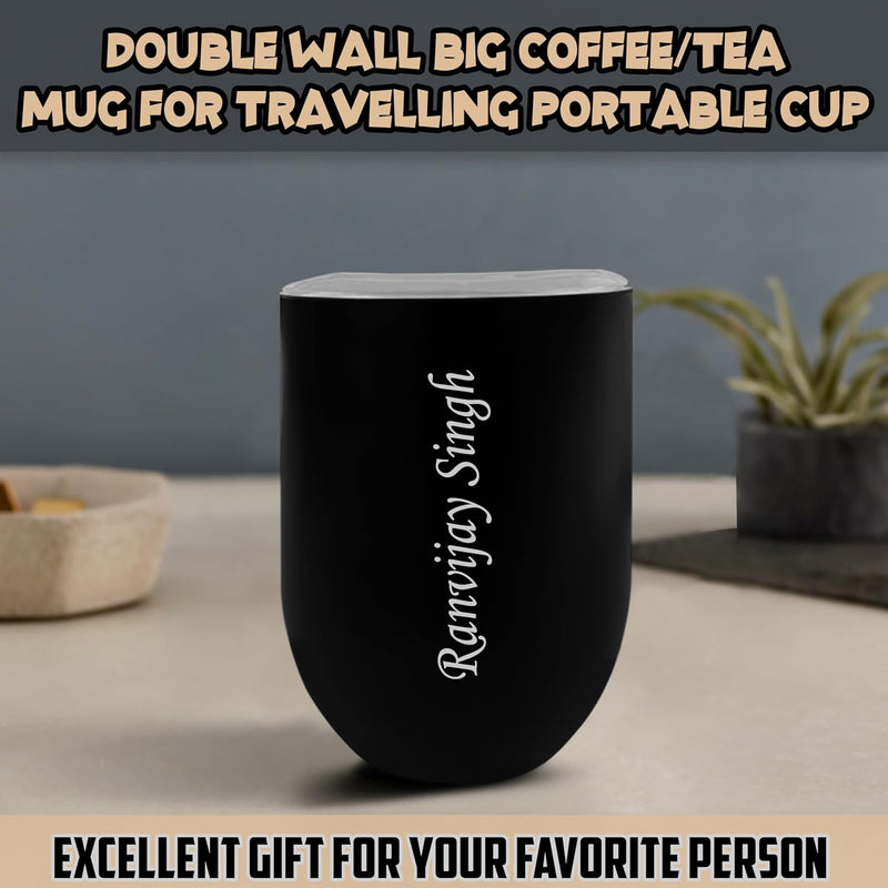 Steel Vacuum Insulated Coffee/Travel Mug