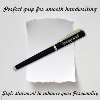 Customized Fountain Pen With Message Engraved Box.