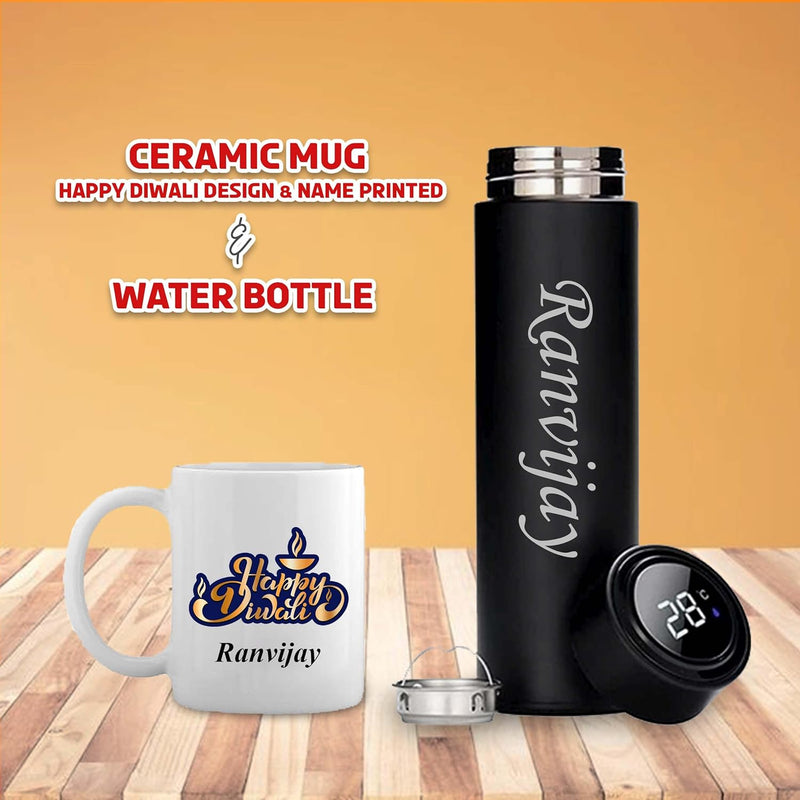 Diwali combo - Black Bottle & Coffee Mug