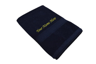 Stylish Cotton Bath Towel with Name.