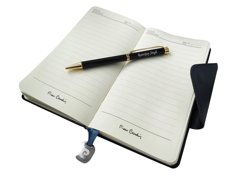 Personalized Executive Diary & Pen with Custom Message