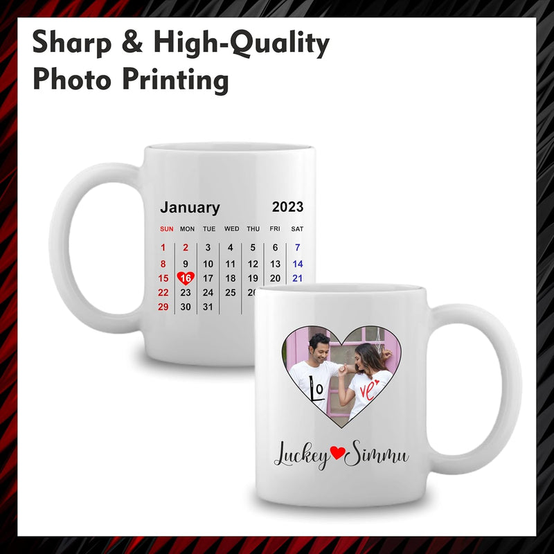 Memorable date Calendar Mug