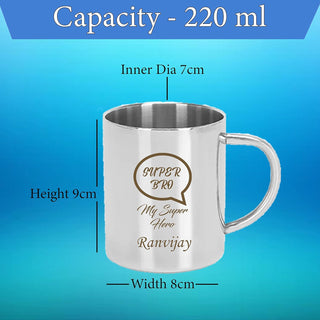 Customized Stainless Steel Coffee Mug for Brother
