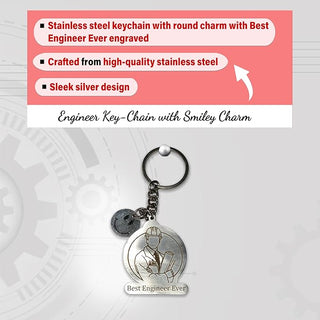 Gifts Engineer Combo (Female) – Engraved Pen, Keychain & Queen Charm