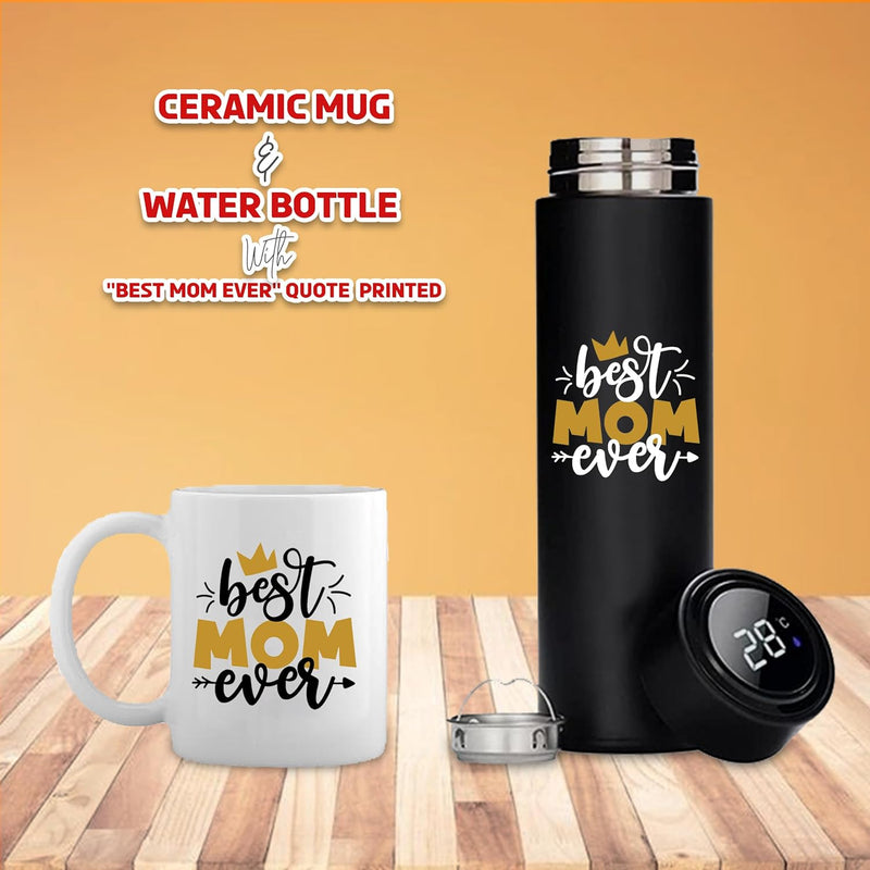 Mother's Day Gift – Black Bottle & Custom Mug.