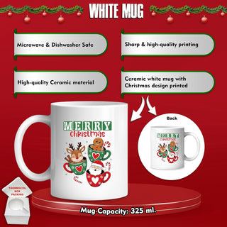 SAVRI Christmas Gift Hamper - Stainless Steel Meal Set & Ceramic Mug