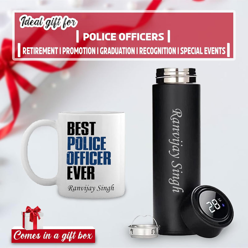 Police Officer Combo-Black Bottle & Mug