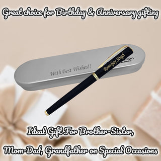 Customized Fountain Pen With Message Engraved Box.
