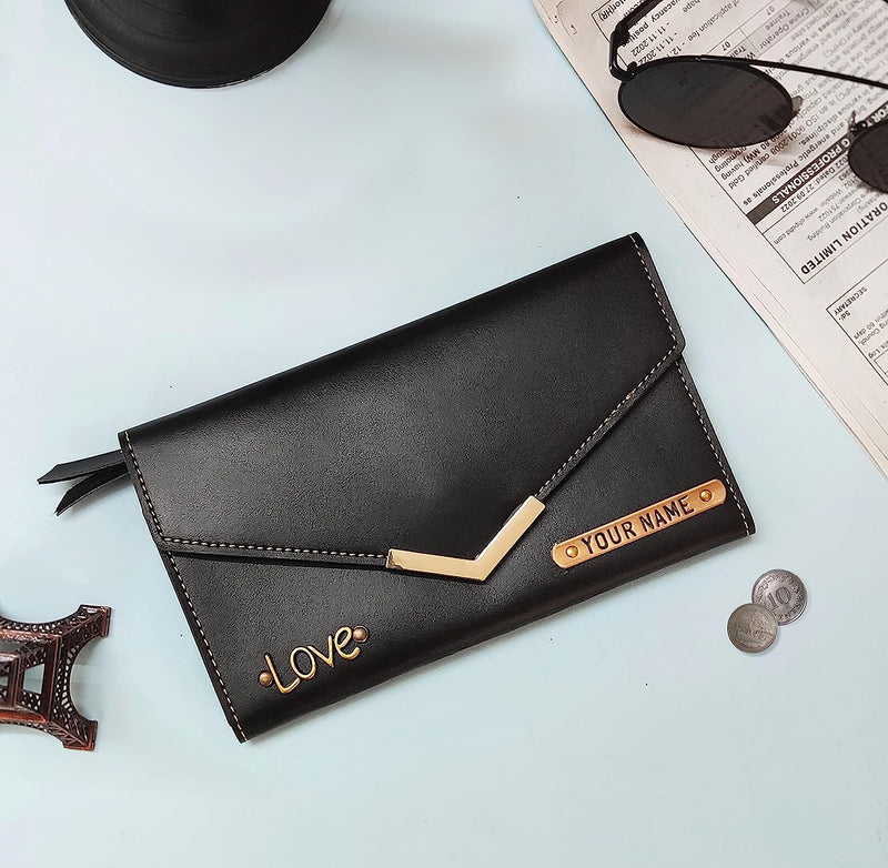 Personalized Women's Leather Premium Clutch