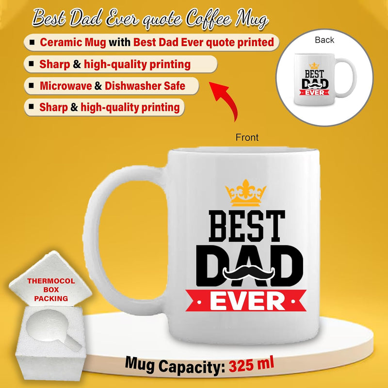 Father's Day Combo Set – Black Bottle and Ceramic Coffee Mug.