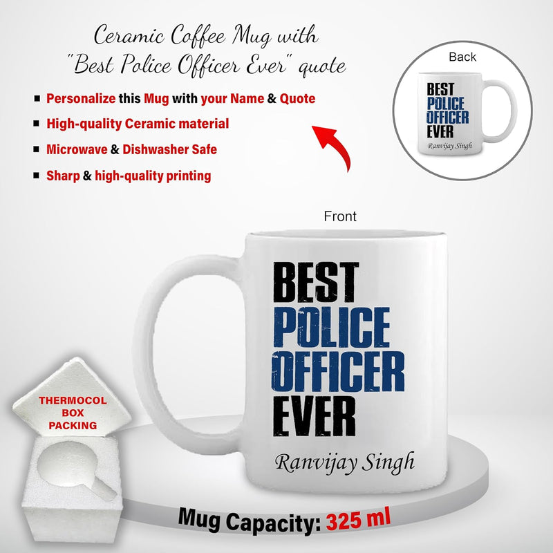 Police Officer Combo-Black Bottle & Mug