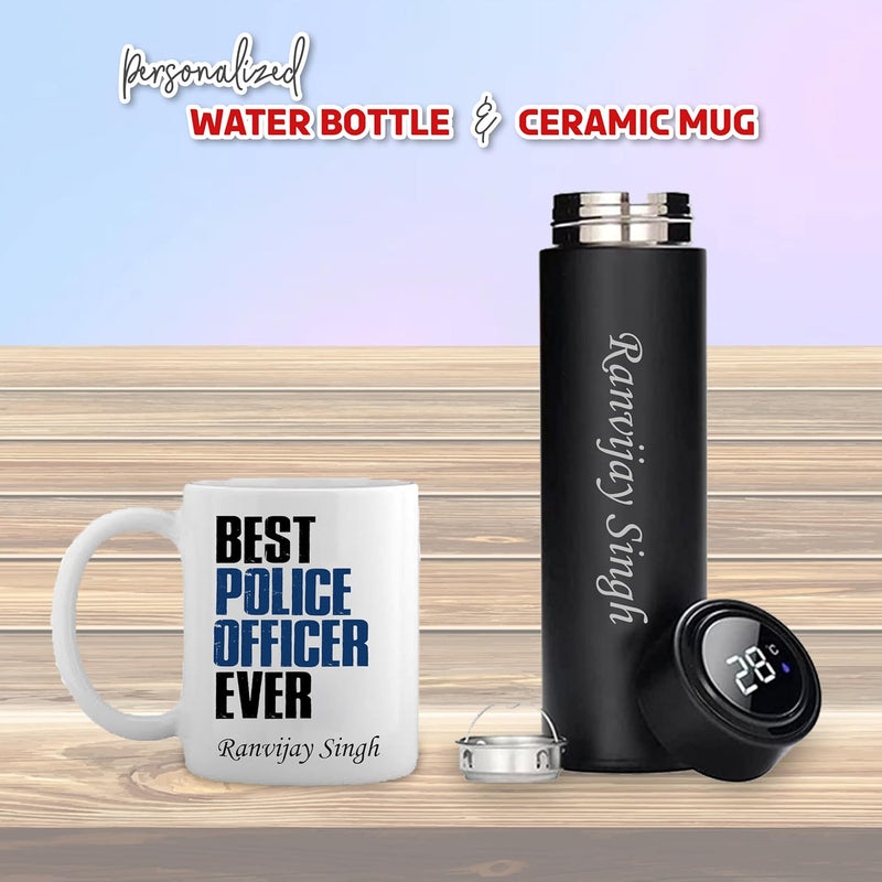 Police Officer Combo-Black Bottle & Mug