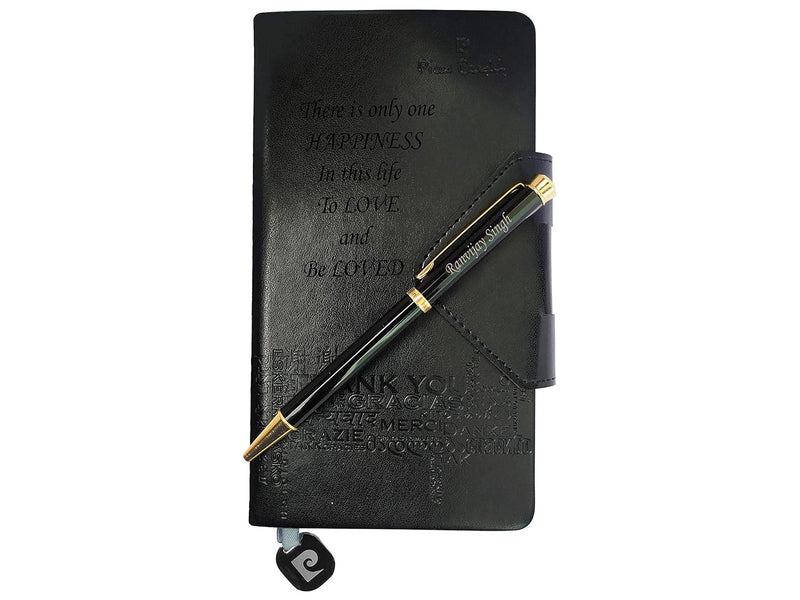 Personalized Executive Diary & Pen with Custom Message