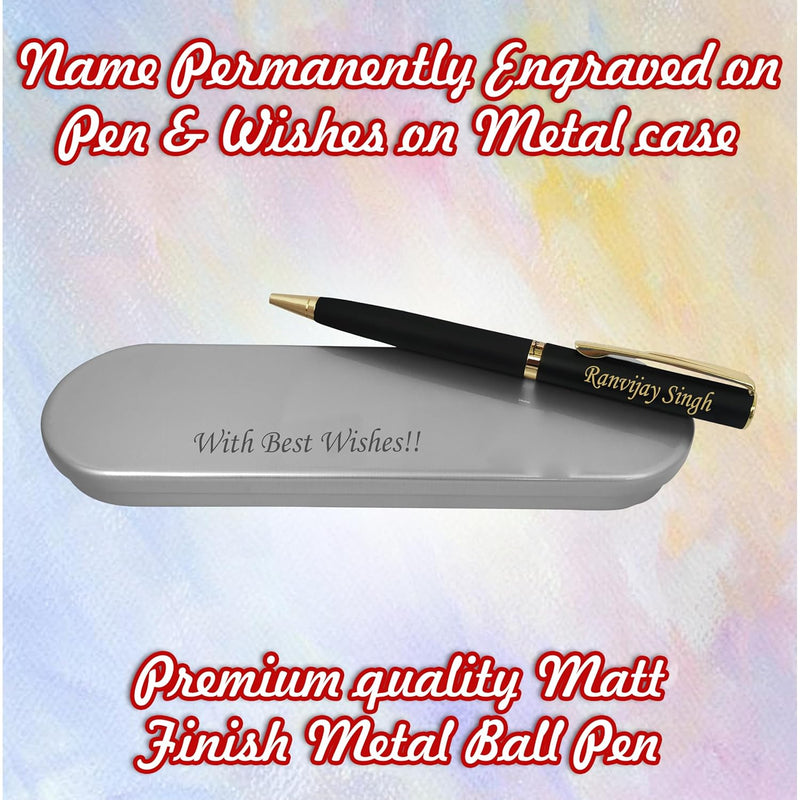 Personalized Pen & Box With Custom Name & Message Engraved.