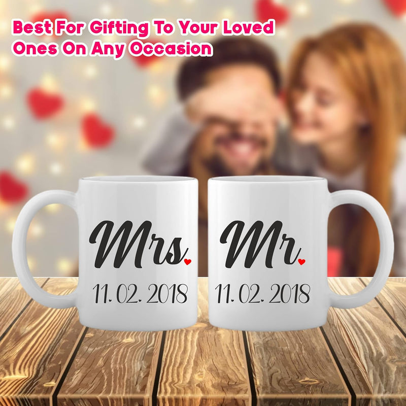 Mr. & Mrs. Ceramic Mug Set