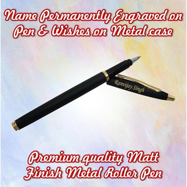 Personalized Pen & Box With Name Engraved.