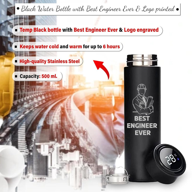 Engineer Combo Gifts – Custom Bottle & Mug with - Best Engineer Ever