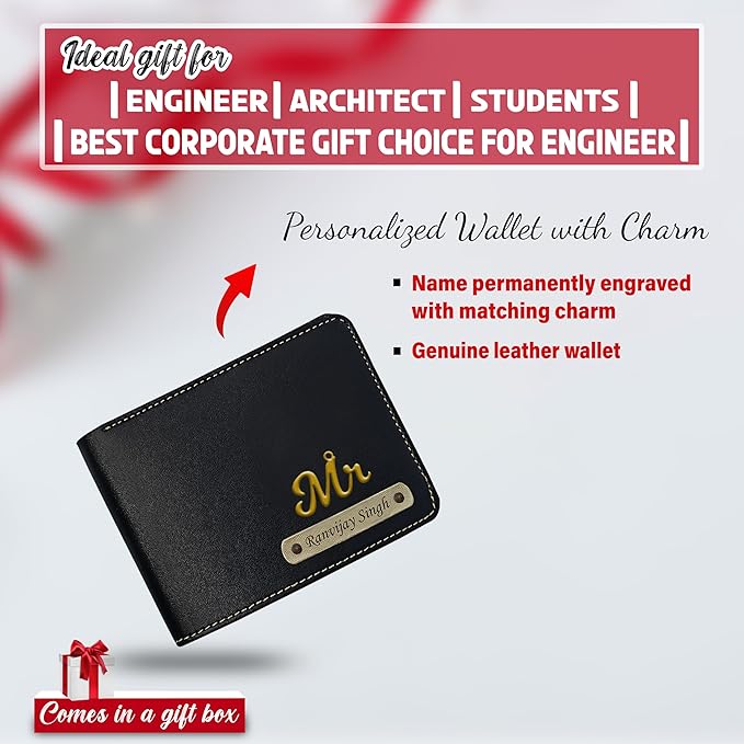 Engineer's Gift Set-Keychain, Sleek Water Bottle, Pen, Wallet & Diary