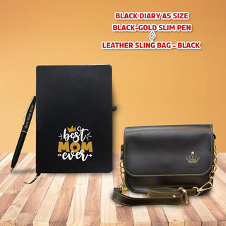 Mother's Day Gift Combo  – Pen, Diary & Sling Bag