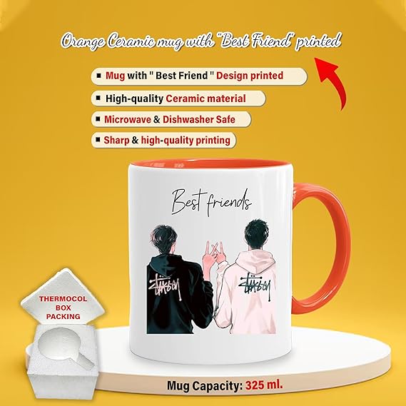 Gift Combo for Male Friends - Ceramic Mug & Gym Shaker Set