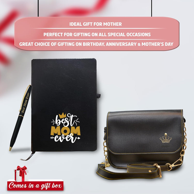 Mother's Day Gift Combo  – Pen, Diary & Sling Bag