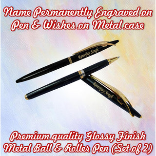 Personalized Name Engraved Pen Combo (Set of 2)