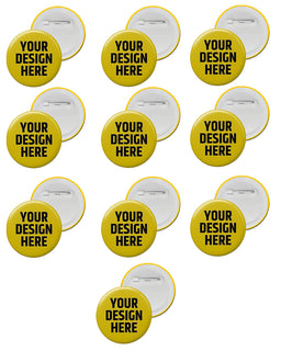 Customized Round Shape button Badge with your photo or design printed.