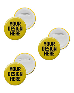 Customized Round Shape button Badge with your photo or design printed.