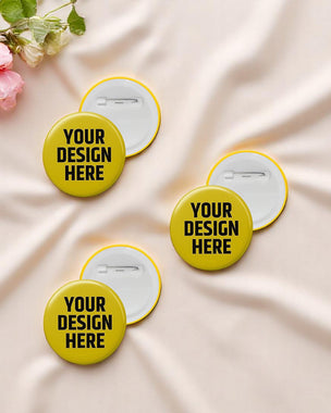 Customized Round Shape button Badge with your photo or design printed.