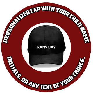 Customized Kids Cap with Printed Name