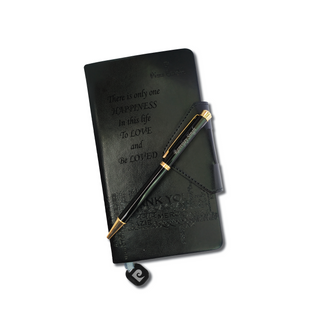 Personalized Executive Diary & Pen with Custom Name.