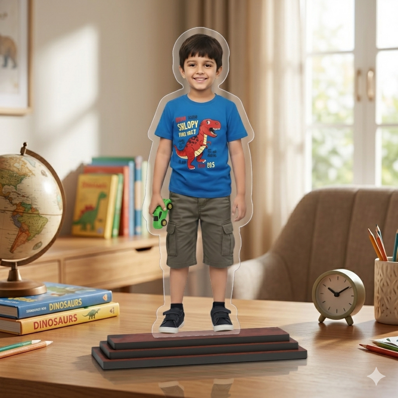 Custom Acrylic Kids Photo Cutout (6x8) | Personalized Table Top Gift