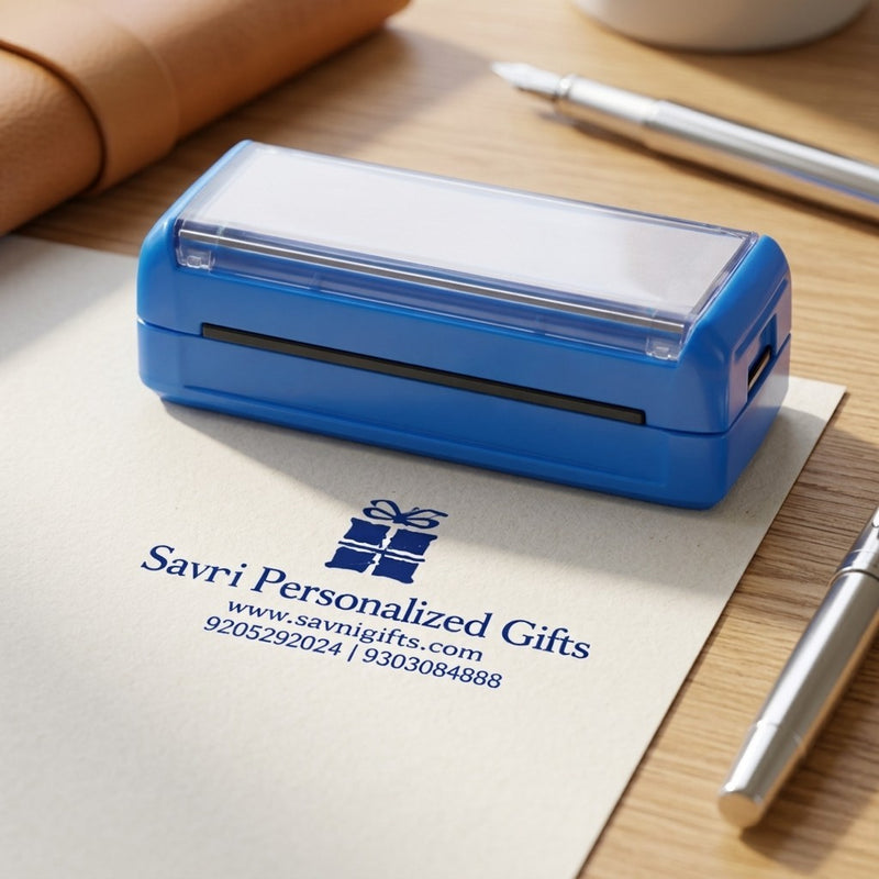 Customized Self-Inking Pocket Stamp | Custom Office Stamp | Premium Print Quality.