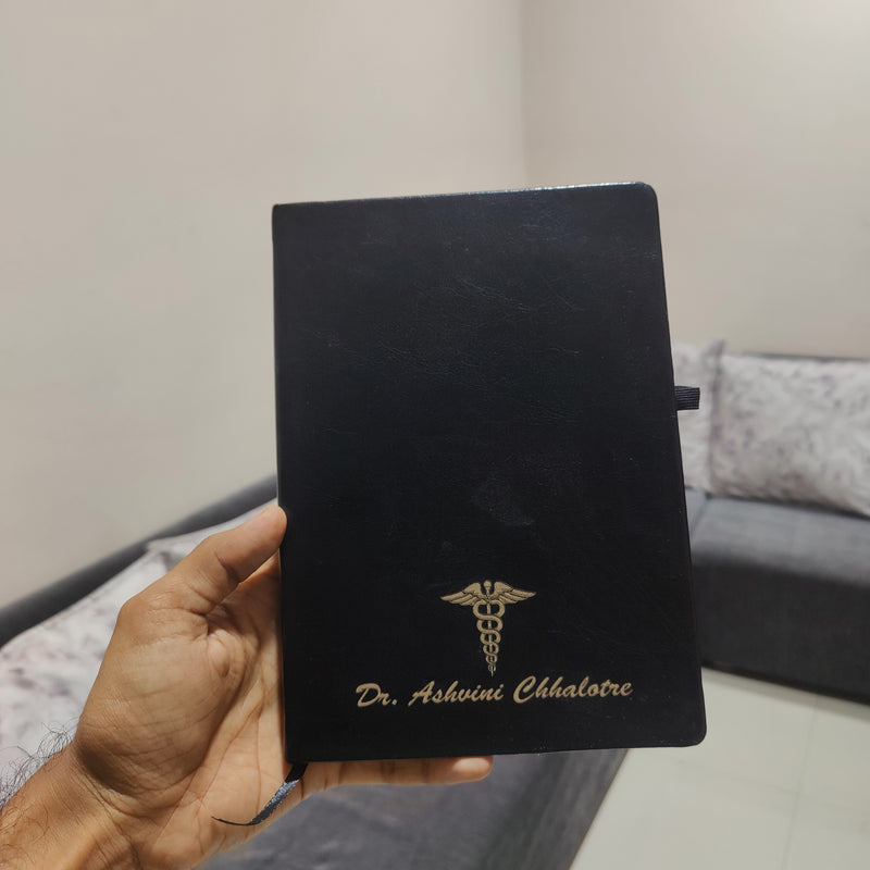 Personalized Leather Diary with Name & Logo