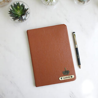 Custom Name Engraved Diary & Pen.