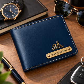 Customized Wallet for Men with Name & Charm | Personalized Name Wallet for Men's.