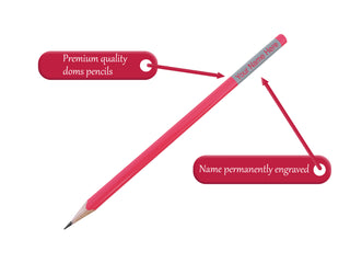 Custom Writing Pencils with Your Child's Name Engraved