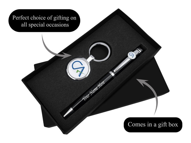 Custom CA Pen & Keychain Gift Set