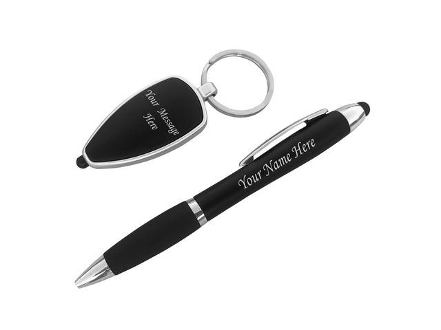 Personalized LED Key Chain And Pen Combo.