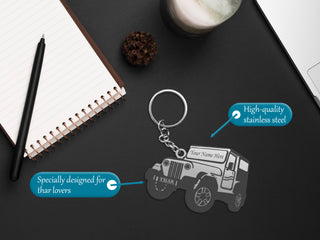 Personalized Stainless Steel Bike & Car Keychain with Name Engraved - Unique Gift for Birthdays for Car/Bike Lovers.