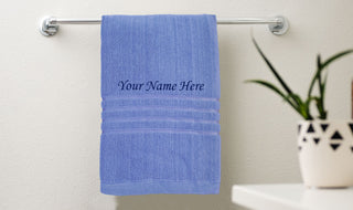 Stylish Cotton Bath Towel with Name.