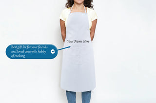 Personalized Unisex Chef Apron With Name/Quote/Wishes/Message Printed.