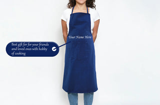 Personalized Unisex Chef Apron With Name/Quote/Wishes/Message Printed.